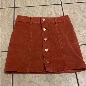 Corduroy skirt